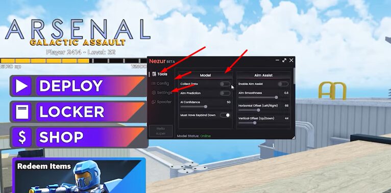 Nezur Executor tools and features